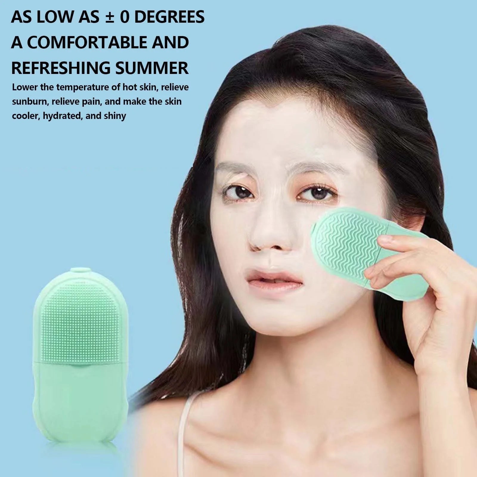 Home Items Clearance Sale Ice Face Mould Ice Holder for Face Ice Stick Beauty Facial Icing Roller Skin Care Silicone Face Ice Icing Tool Ice Sphere For